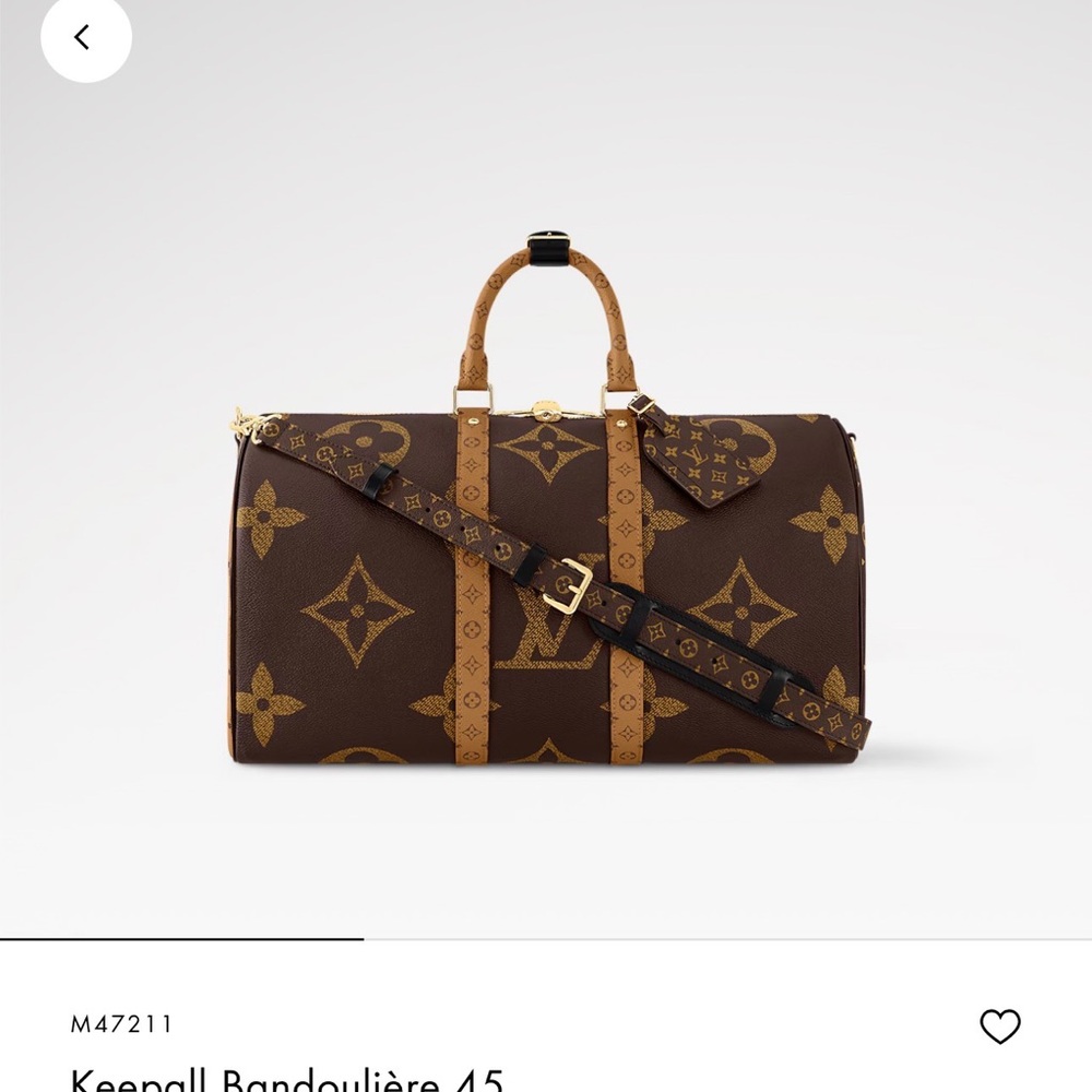 Louis Vuitton Keepall Bandouliere 45